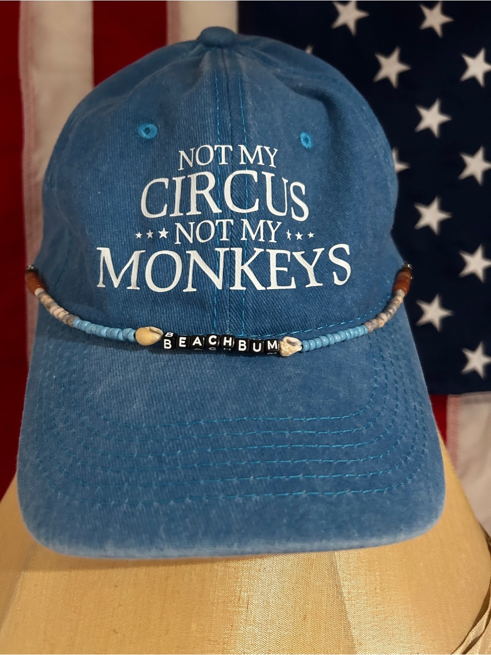Hat chain Beach Bum handmade brand new